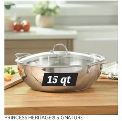 Cacerola, de 15 qt.princess house