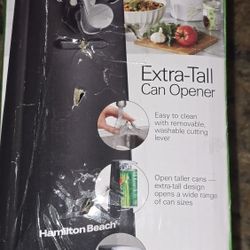 Extra Tall Can Opener With Knife Sharpener 