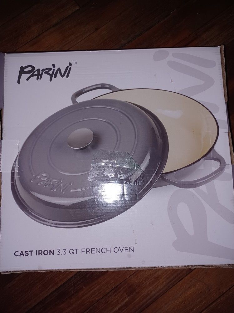 Cast Iron Parini 3.3 QT French Oven Brand New