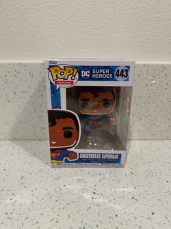 Funko Pop DC Heroes Gingerbread Superman Vinyl Figure 443