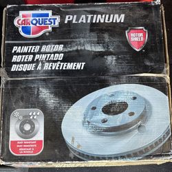 Car Quest Platinum Painted Brake Rotor