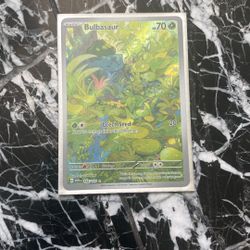 2023 Pokemon 151 Mew EN Bulbasaur Illustration Rare Holo #166/165