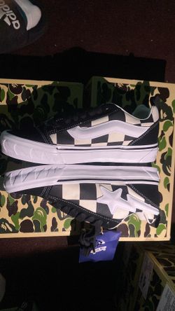 BLACK CAMO BAPE X VANS SIZE 8 & 10 M