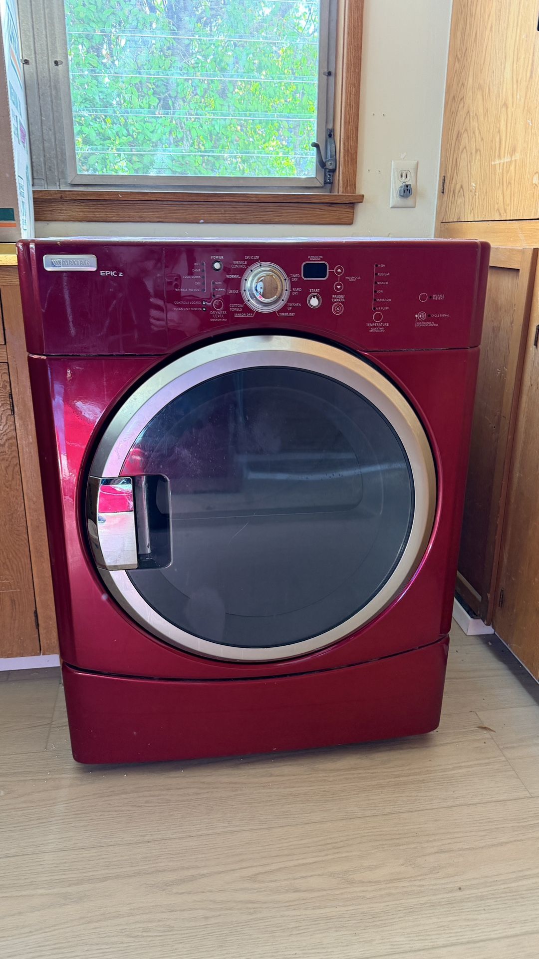 Maytag Epic Z Washer & Dryer, Red!
