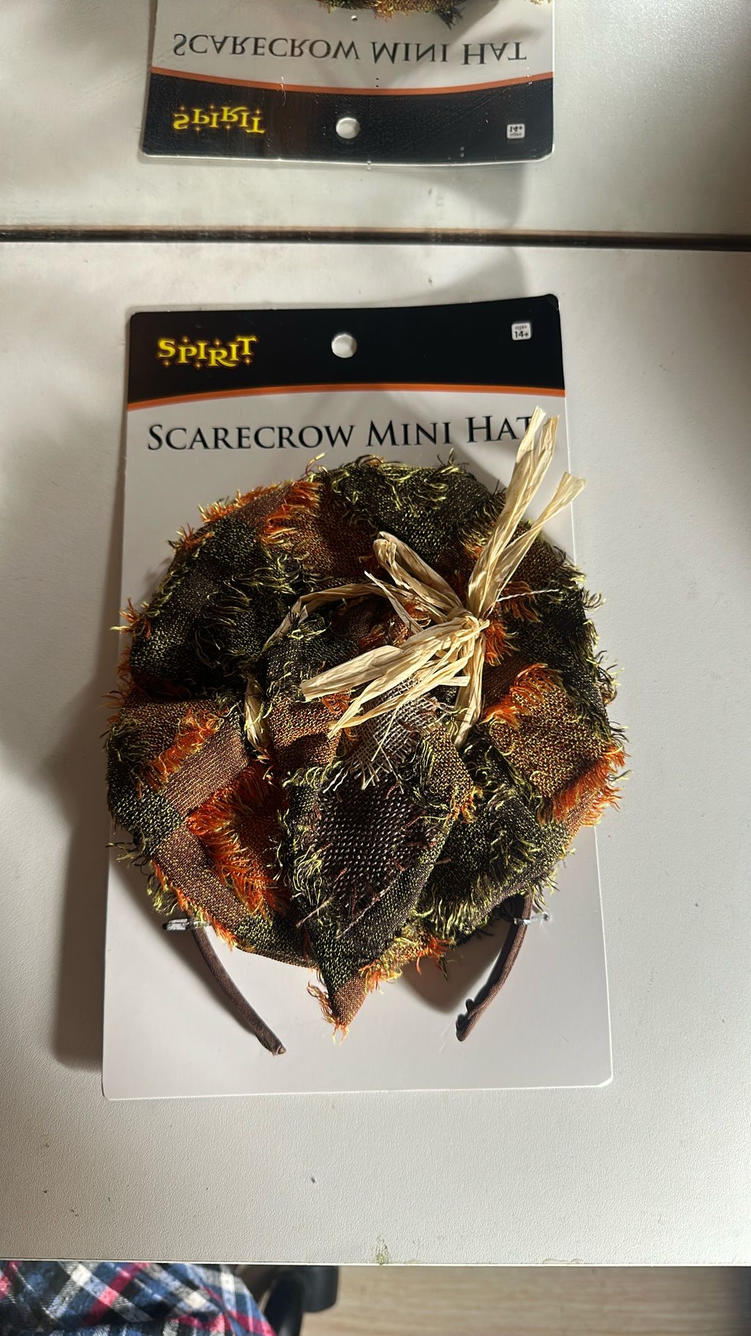 Scarecrow Mini Hat Spirit Halloween