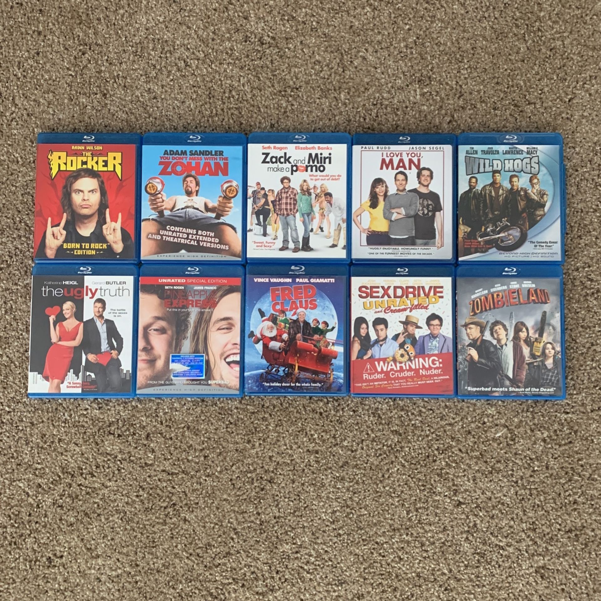 10 Comedy Movies For $50