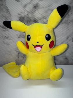 Wicked Cool Toys Pokémon Pikachu Plush Stuffed Animal 8" New Missing Tags