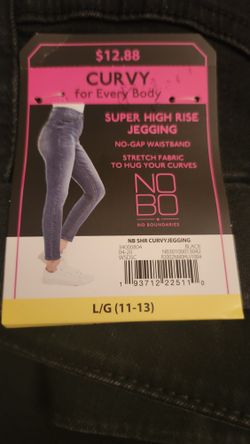 N. Peoria Brand New Juniors Black Super High Rise Jeggings Pants Juniors 11 13 Large Please Read Description For Pick Up Location Options 