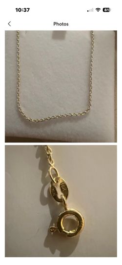 10k 7” Anchor Bracelet