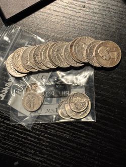 90% Silver (1964 & Earlier) 1$ Face Value (Quarters)
