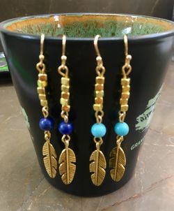 Handmade earrings- $15 each pair