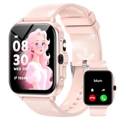 Smart Watch for Kids Boys Age 5-12, Ai Functions Games HD Touch Screen Watches with Video Camera Music Player Pedometer Heart Rate Sleep Tracker Chris