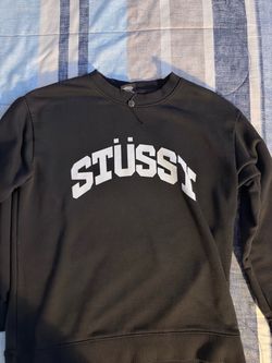 Stüssy Black Crewneck Sweatshirt