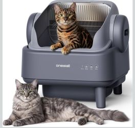 oneisall Self Cleaning Litter Robot Box for Large & Multiple Cats