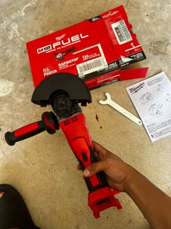 New M18 FUEL 18V Lithium-Ion Brushless Cordless 4-1/2 in./5 in. Grinder w/Paddle Switch (Tool-Only) 130$ no Ofers price firm