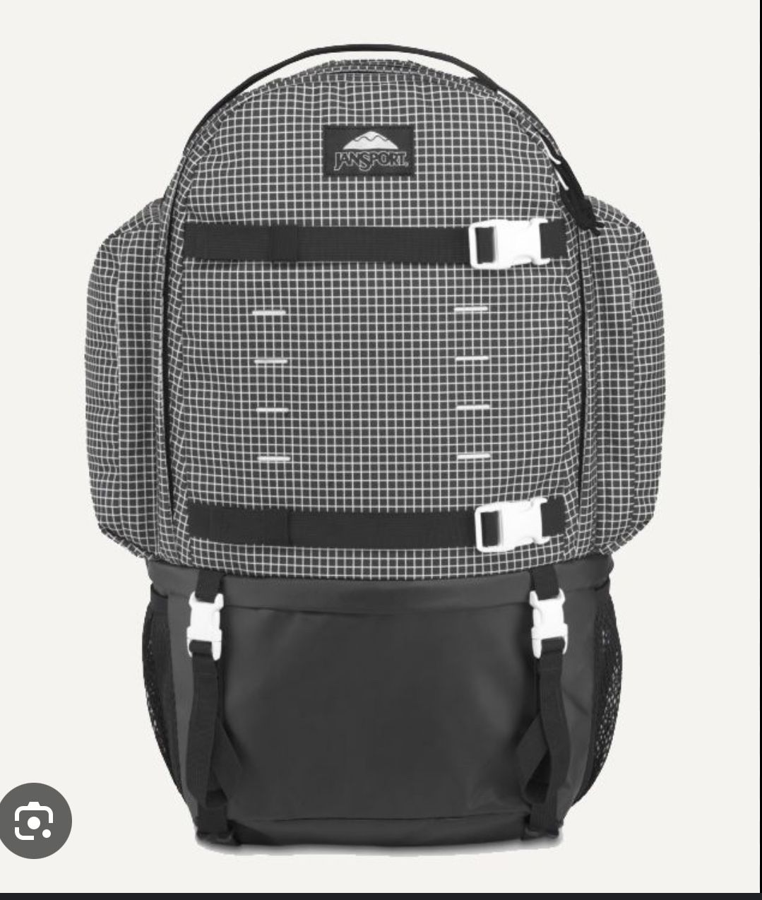 JanSport Far Out Backpack Black Matrix NEW