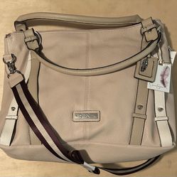 Jessica Simpson Tan Leather Shoulder Bag
