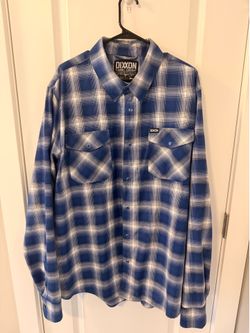 Dixxon long sleeve button up flannel