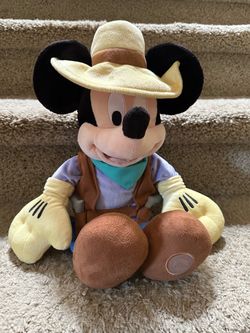 Disney Mickey Mouse Cowboy Plush 17”