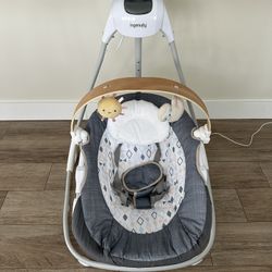 Brand New Ingenuity Baby Swing – Never Used! Stylish, Soothing, and Space-Saving 