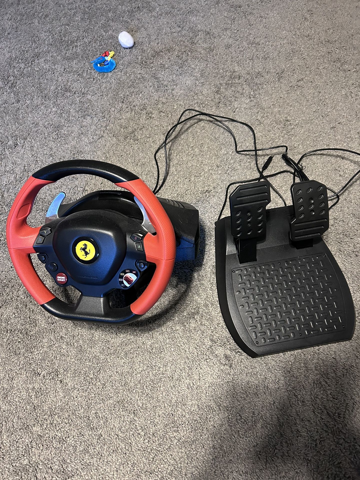 Gaming Steering Wheel With Pedals 