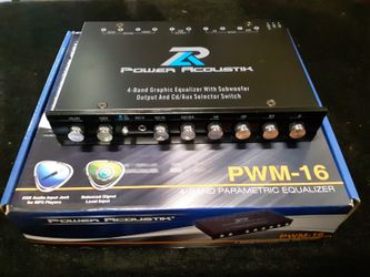 NEW! 4 band equalizer