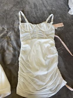 Oh Polly Dress White