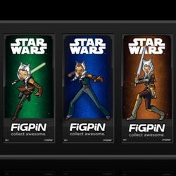 Figpin Star Wars Ahsoka Box Set Of 3 Pins.... $85