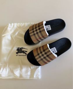 Burberry slides