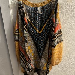 Super Cute Sheer Off The Shoulder Blouse