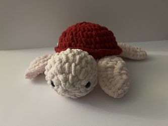 Crochet Valentines Day Turtle