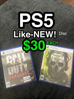 Playstation 5 Games • Call of Duty Vanguard + MW2 Modern Warfare 2
