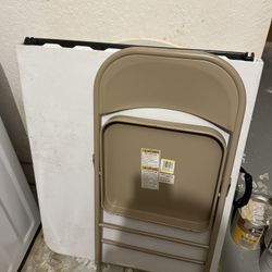 6ft Folding Table And Chair 