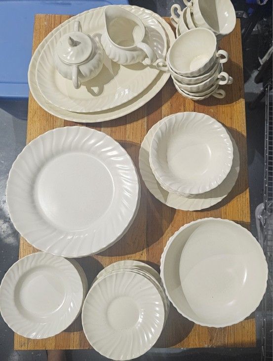 Vintage Coronado Franciscan Ware • Cream/Off White • 1940s Mid Century Modern • EXCELLENT CONDITION