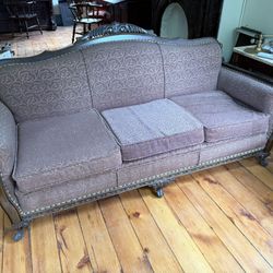 Victorian Sofa And Two Chairs