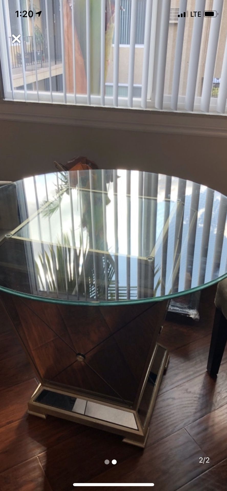 36 Inch Tempered Glass Table Top