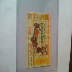 1958 Indy 500 ticket