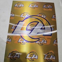 Los Angeles Rams 3-D poster