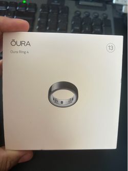 New sealed Oura Ring 4 smart ring Black size 13