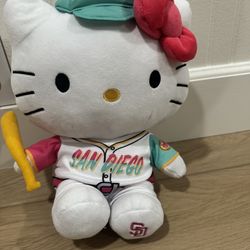Hello Kitty Padres plush