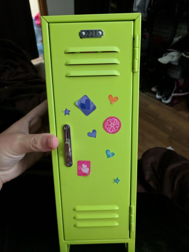 American girl doll locker