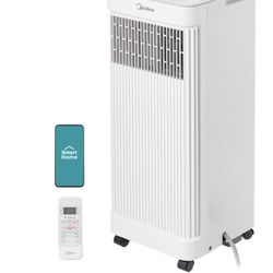 Midea 8,500 BTU Portable AC – Smart WiFi, 