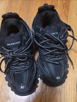 black Balenciaga Track Sneakers