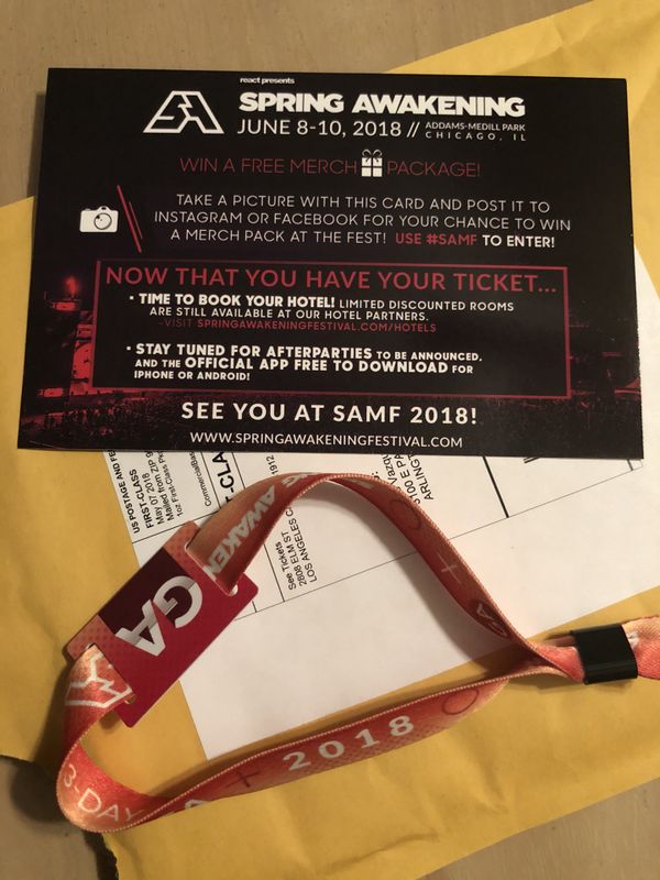 Spring Awakening Ticket Tickets In Chicago Il Offerup