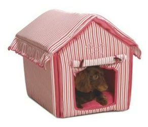New York Dog Candy Stripe Dog Pet House Cabana Bed... Price is Firm