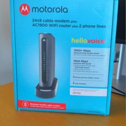 Motorola AC1900 Cable Modem Plus Router
