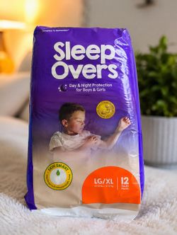 Sleep Overs Youth Pants LG/XL 12 Count-New