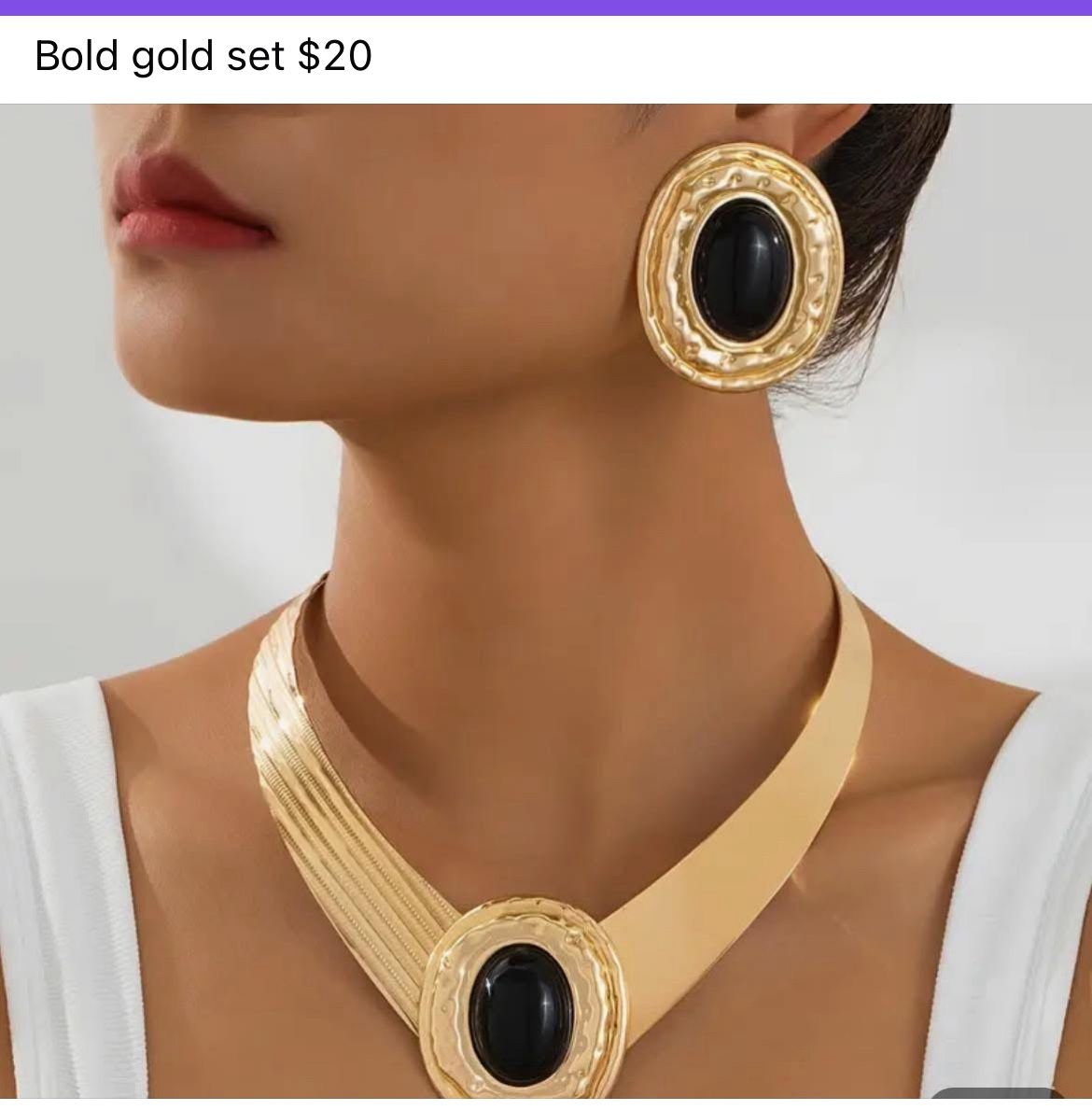 Bold Necklace Sets$10-$20 Each