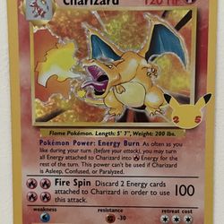 Pokemon Celebrations Charizard (Classic Collection)
