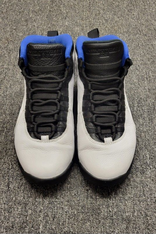 Nike Air Jordan 10 Retro Orlando Royal Blue Black White 310805-108 Mens Size 11